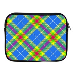 Clown Costume Plaid Striped Apple Ipad 2/3/4 Zipper Cases by SpinnyChairDesigns