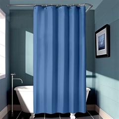 Faded Blue Color Shower Curtain 36  X 72  (stall)  by SpinnyChairDesigns