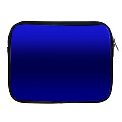 Cobalt Blue Gradient Ombre Color Apple Ipad 2/3/4 Zipper Cases by SpinnyChairDesigns