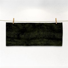 Army Green Color Grunge Hand Towel by SpinnyChairDesigns