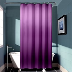 Purple Gradient Ombre Shower Curtain 36  X 72  (stall)  by SpinnyChairDesigns