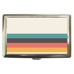 Classic Retro Stripes Cigarette Money Case by tmsartbazaar