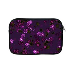 Purple Flowers Apple Ipad Mini Zipper Cases by SpinnyChairDesigns