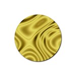 Golden Wave Rubber Round Coaster (4 pack)  Front