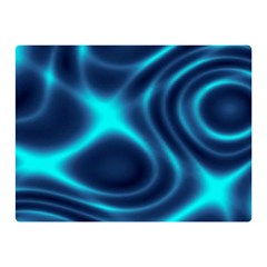 Blue Wave 2 Double Sided Flano Blanket (mini)  by Sabelacarlos