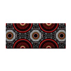 Tribal Aztec Mandala Art Hand Towel by tmsartbazaar