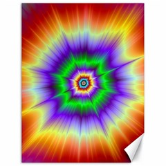 Psychedelic Explosion Canvas 18  X 24  by Filthyphil