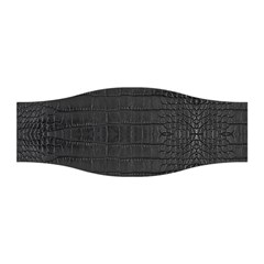 Black Alligator Skin Stretchable Headband by LoolyElzayat