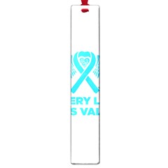 Child Abuse Prevention Support  Large Book Marks by artjunkie