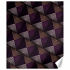 Zigzag Motif Design Canvas 20  X 24  by tmsartbazaar