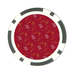 African Folk Tribal Art Poker Chip Card Guard by tmsartbazaar