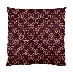 Golden Pentagram Standard Cushion Case (two Sides) by Angelandspot