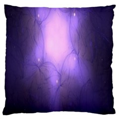 Violet Spark Large Cushion Case (one Side) by Sparkle