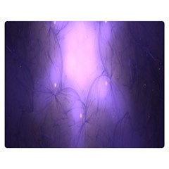 Violet Spark Double Sided Flano Blanket (medium)  by Sparkle