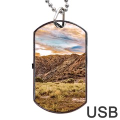 El Leoncito National Park Landscape, San Juan Province, Argentina Dog Tag Usb Flash (two Sides) by dflcprintsclothing