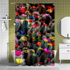 Cactus Shower Curtain 48  X 72  (small)  by Sparkle