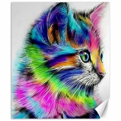 Rainbowcat Canvas 8  X 10  by Sparkle