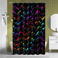 Rainbowwaves Shower Curtain 48  X 72  (small)  by Sparkle