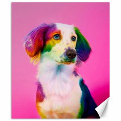 Rainbowdog Canvas 8  X 10  by Sparkle