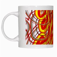 Fire On The Sun White Mugs by ScottFreeArt