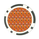 Halloween Poker Chip Card Guard Front