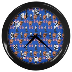 Halloween Wall Clock (black) by Sparkle