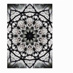 Evil Mandala  Large Garden Flag (two Sides) by MRNStudios