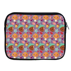 Nuts And Mushroom Pattern Apple Ipad 2/3/4 Zipper Cases by designsbymallika