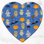 Halloween Jigsaw Puzzle (Heart) Front