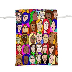 Sisters  Lightweight Drawstring Pouch (xl) by Kritter