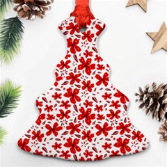 Red Flowers Ornament (christmas Tree)  by CuteKingdom