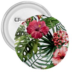 Monstera Flowers 3  Buttons by goljakoff