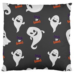 Halloween Ghost Trick Or Treat Seamless Repeat Pattern Standard Flano Cushion Case (one Side) by KentuckyClothing