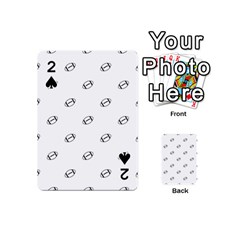 American Football Ball Motif Print Pattern Playing Cards 54 Designs (mini) by dflcprintsclothing