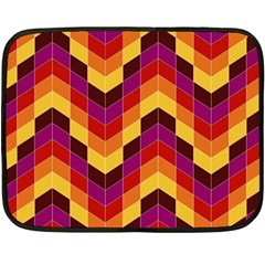 Geometric  Double Sided Fleece Blanket (mini)  by Sobalvarro