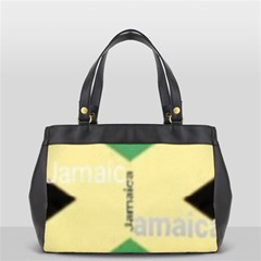 Jamaica, Jamaica  Oversize Office Handbag (2 Sides) by Janetaudreywilson