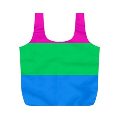 Polysexual Pride Flag Lgbtq Full Print Recycle Bag (m) by lgbtnation