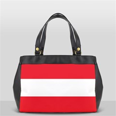 Flag Of Austria Oversize Office Handbag (2 Sides) by FlagGallery