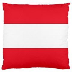 Flag Of Austria Large Cushion Case (two Sides) by FlagGallery