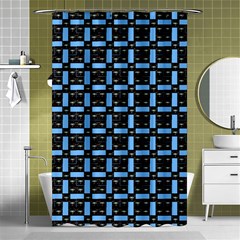 Spark Blocks Shower Curtain 48  X 72  (small)  by Sparkle