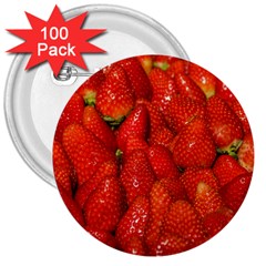 Colorful Strawberries At Market Display 1 3  Buttons (100 Pack)  by dflcprintsclothing