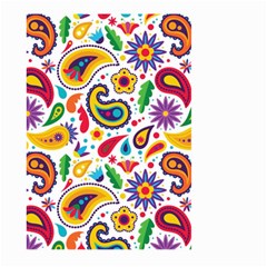 Baatik Print Large Garden Flag (two Sides) by designsbymallika