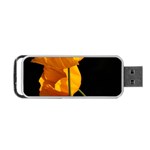 Yellow Poppies Portable USB Flash (Two Sides) Front