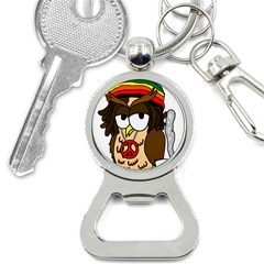  Rainbow Stoner Owl Bottle Opener Key Chain by IIPhotographyAndDesigns