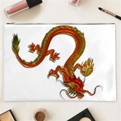 Dragon Art Glass Metalizer China Cosmetic Bag (xxl) by HermanTelo