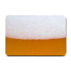 Beer Foam Bubbles Alcohol  Glass Small Doormat  by Amaryn4rt