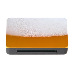 Beer Foam Bubbles Alcohol  Glass Memory Card Reader With Cf by Amaryn4rt