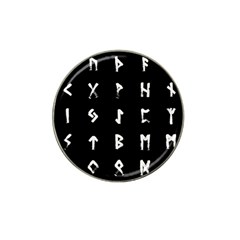 Elder Futhark Rune Set Collected Inverted Hat Clip Ball Marker (10 Pack) by WetdryvacsLair