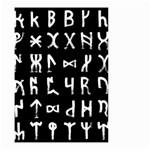 Macromannic Runes Collected Inverted Small Garden Flag (Two Sides) Front