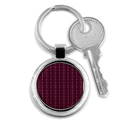 Maroon Sprinkles Key Chain (round) by Sparkle